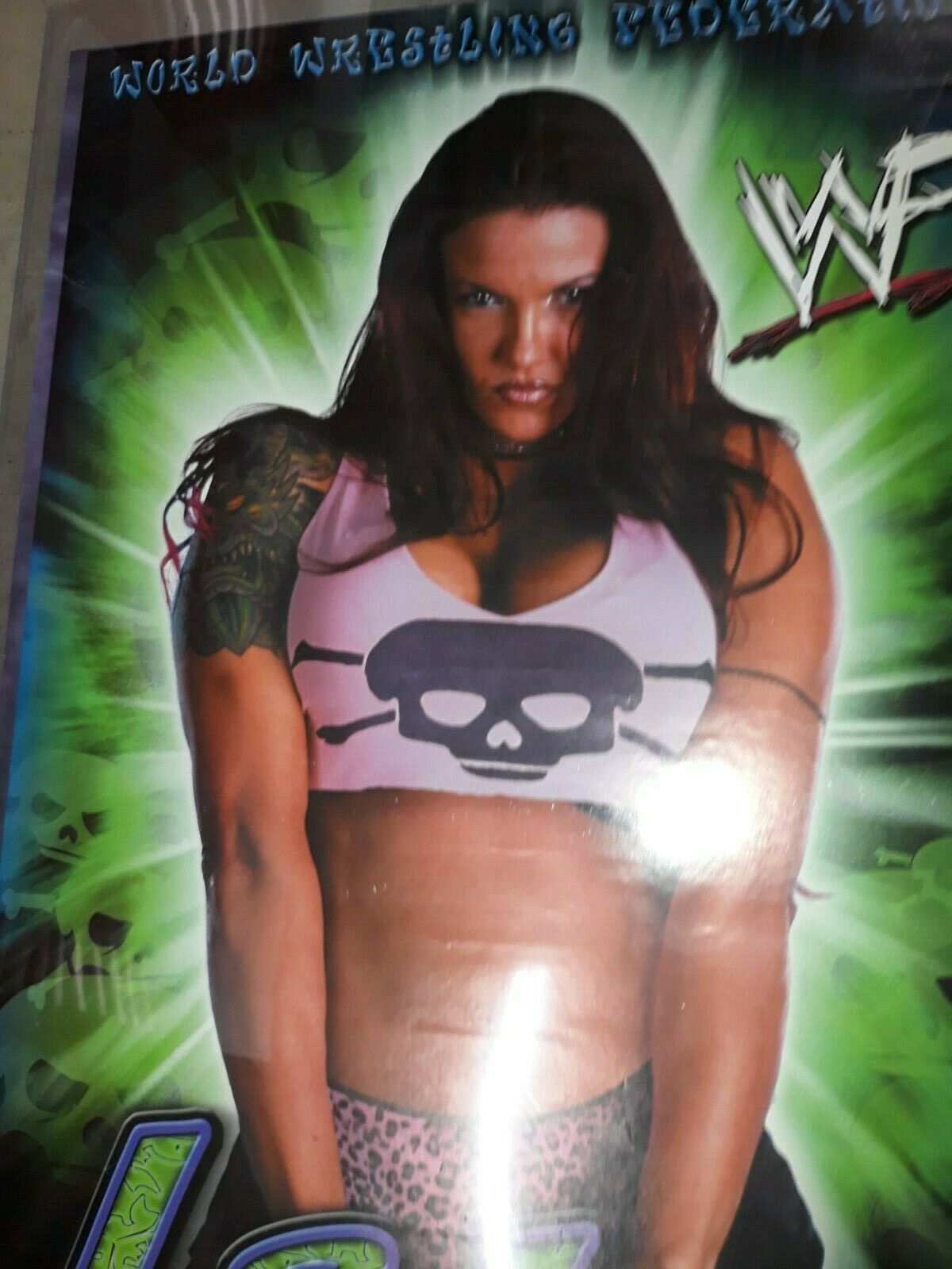 Lita Amy Dumas Wwf Wrestling Original Poster 22×34 Vintage Rare 2001